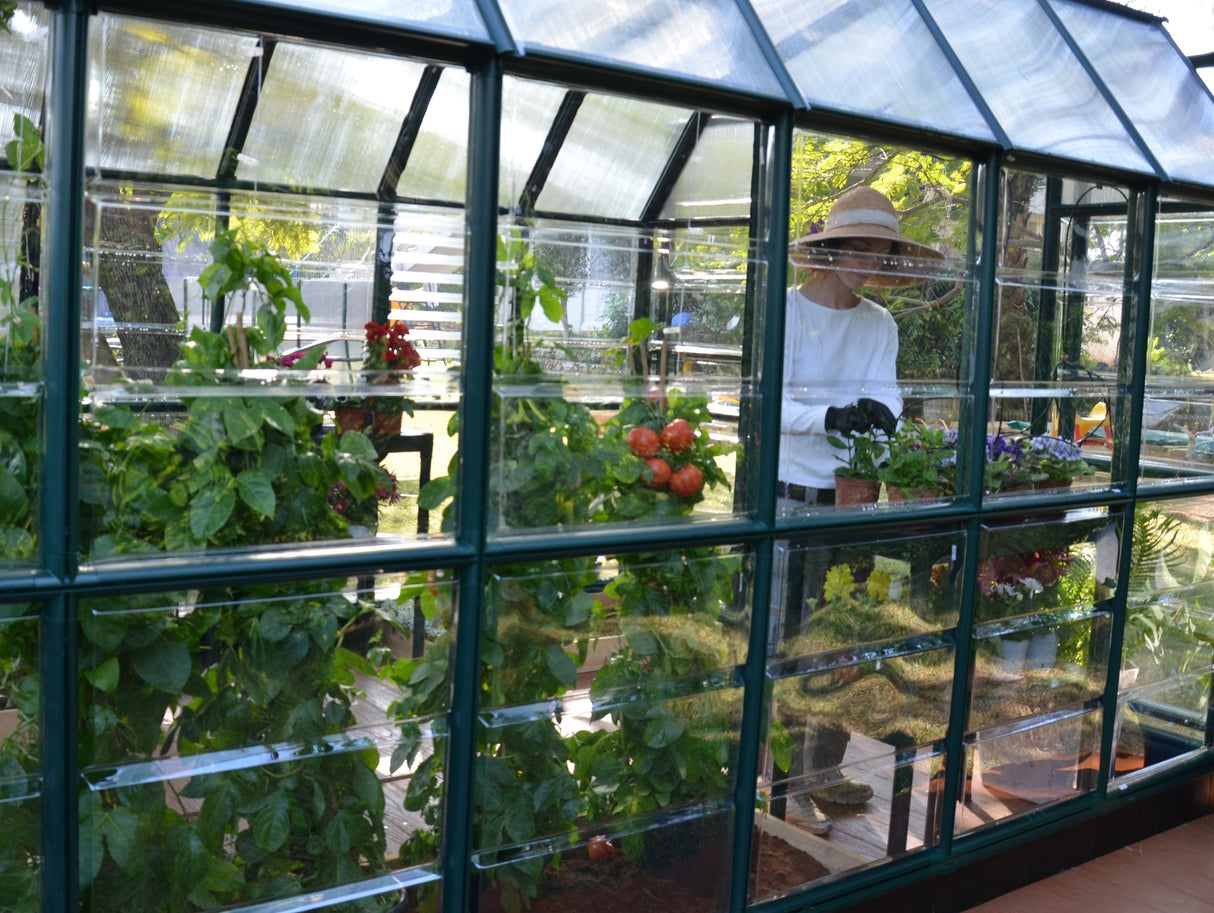 Grand Gardener 2™ Resin 8x8x20.ft Greenhouse - Dive To Garden