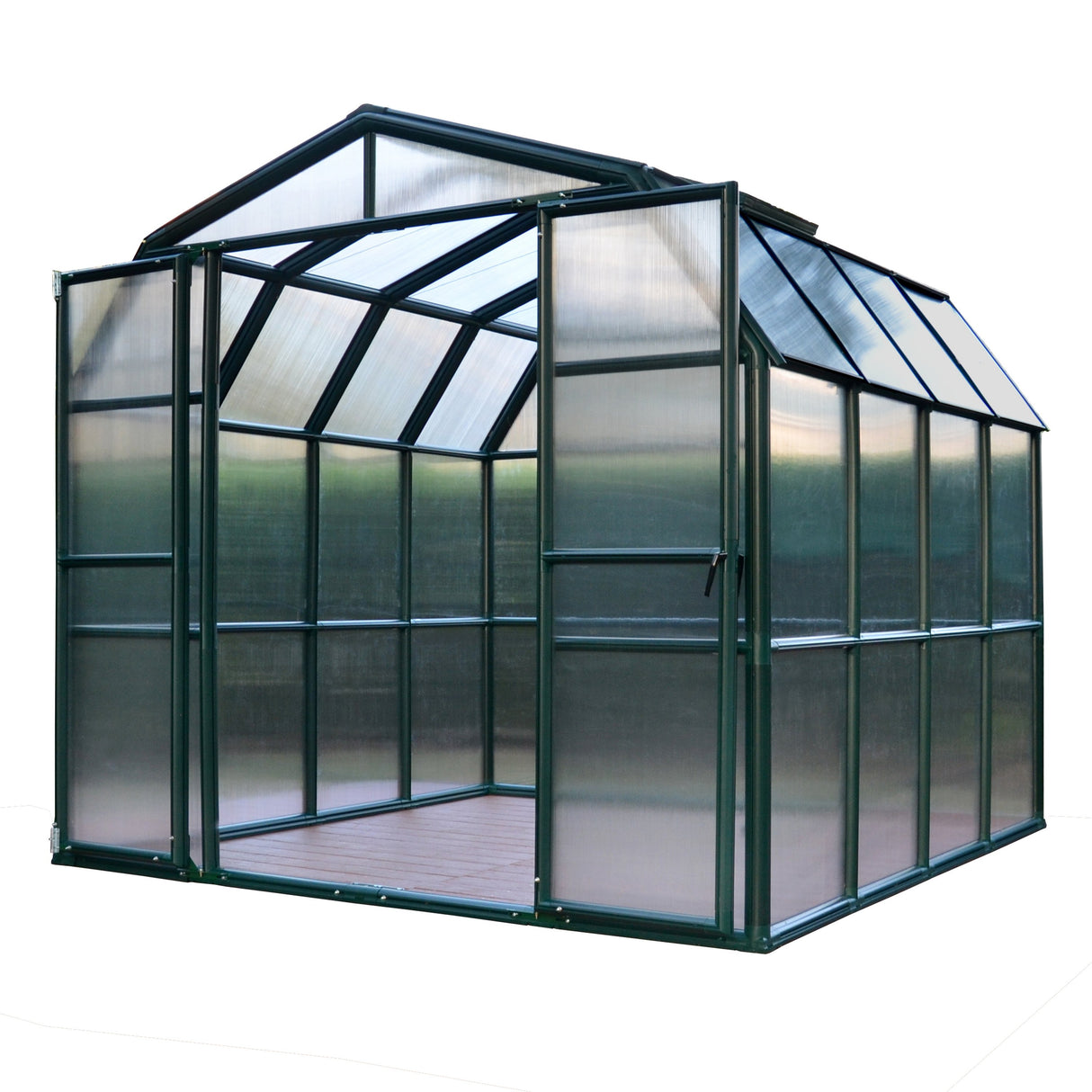Grand Gardener 2™ Resin 8x8x8.ft Greenhouse - Dive To Garden