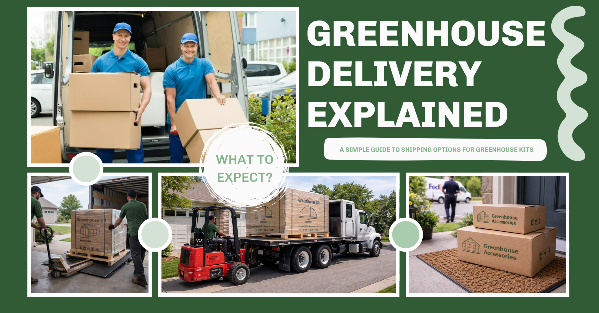 Greenhouse Delivery Options: What You Need to Know Before Buying