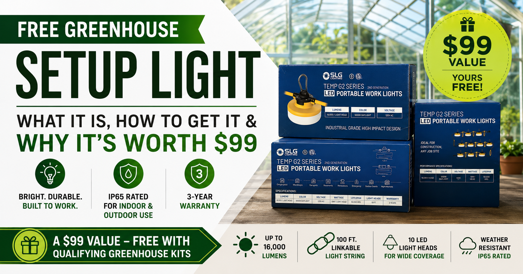 Free Greenhouse Setup Light: What It Is, How to Get It & Why It's Worth $99