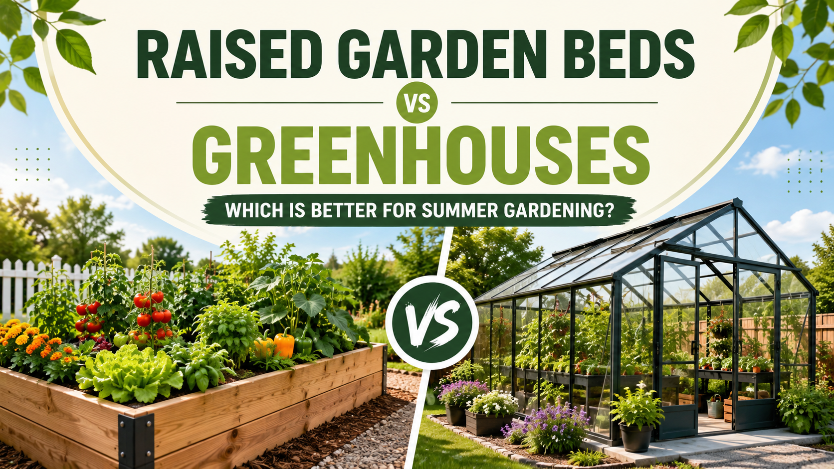 Raised Garden Beds vs Greenhouses: Which Is Better for Summer Gardening?