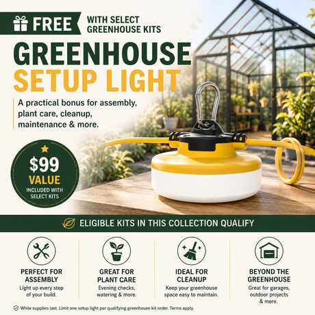 Free Setup Light with Greenhouse