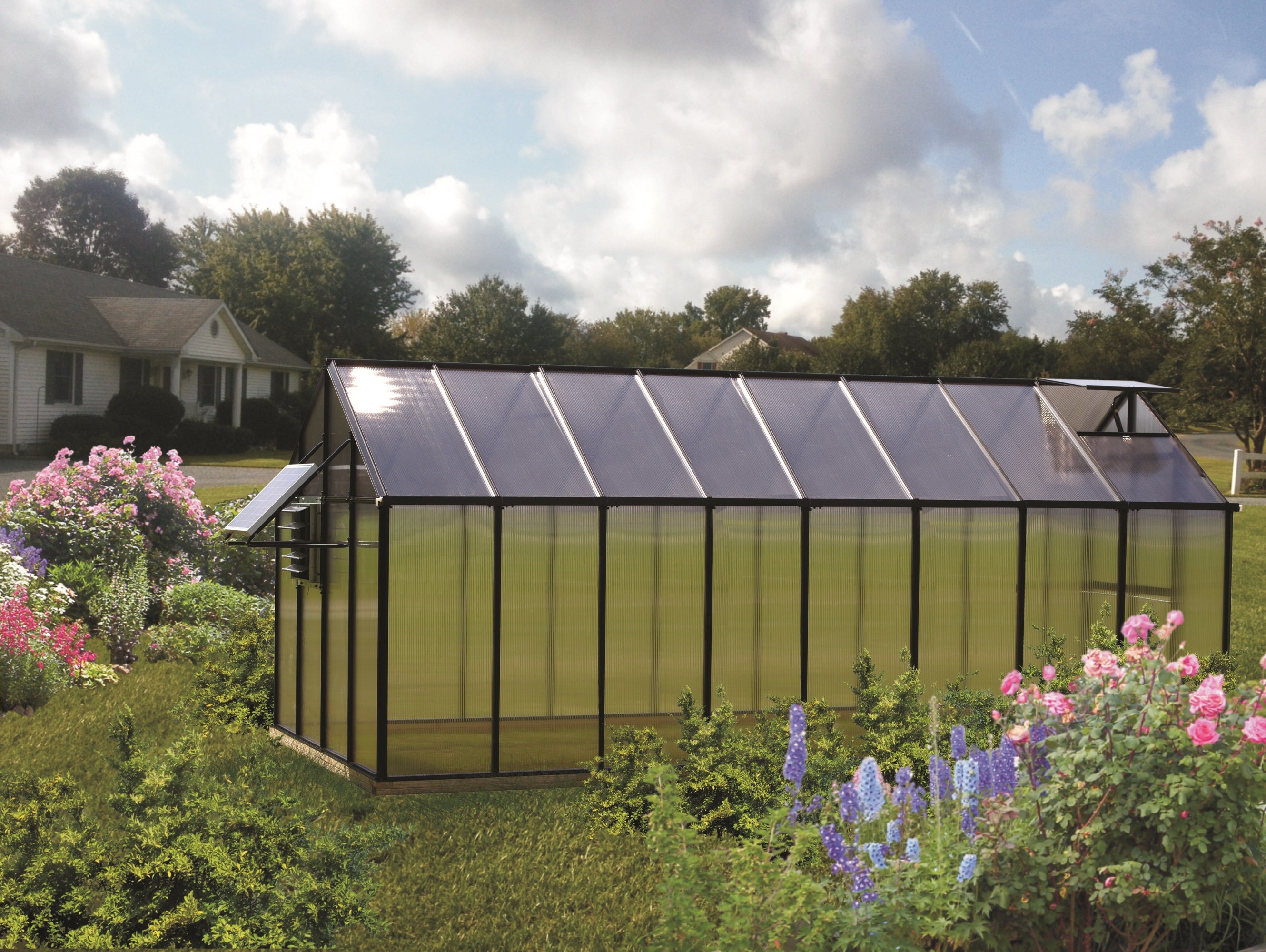 MONT™  8x8x16.ft Black Greenhouse Moheat Edition