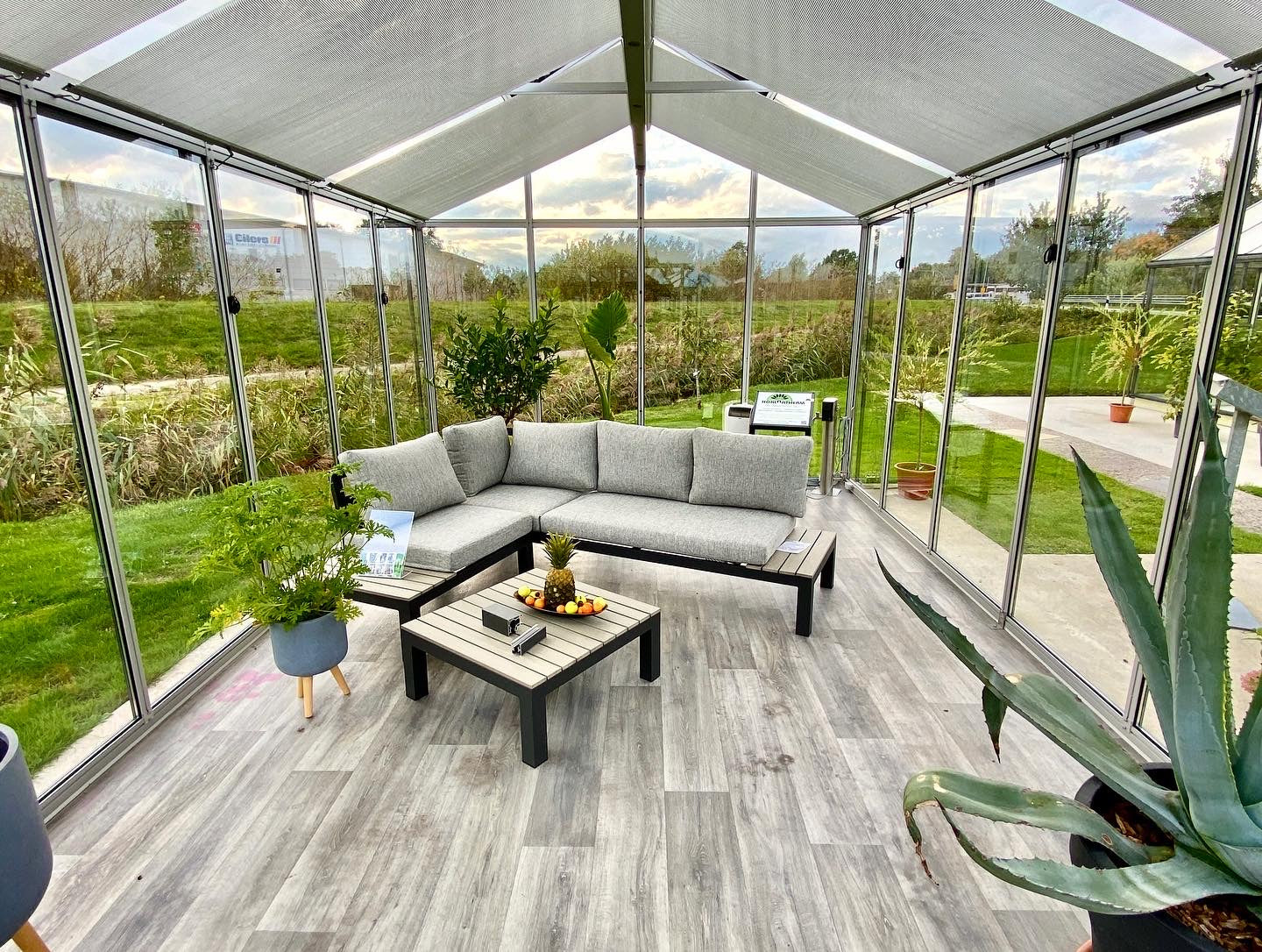 Livingten Livable Luxury Glass Greenhouse