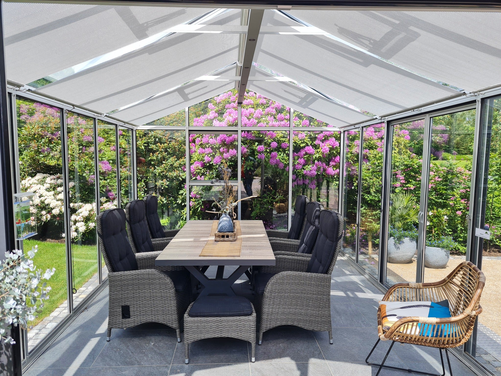 Livingten Livable Luxury Glass Greenhouse