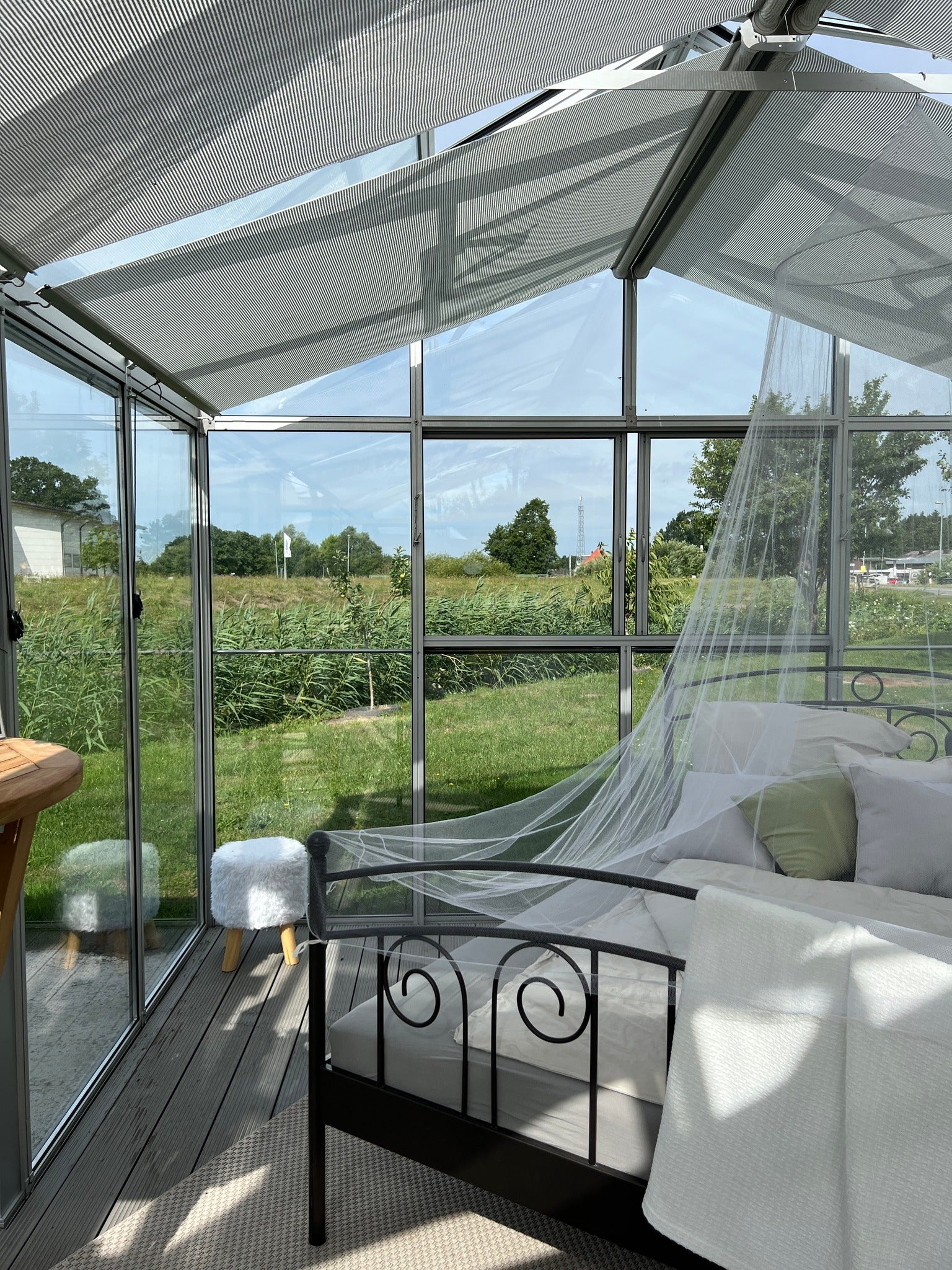 Livingten Livable Luxury Glass Greenhouse