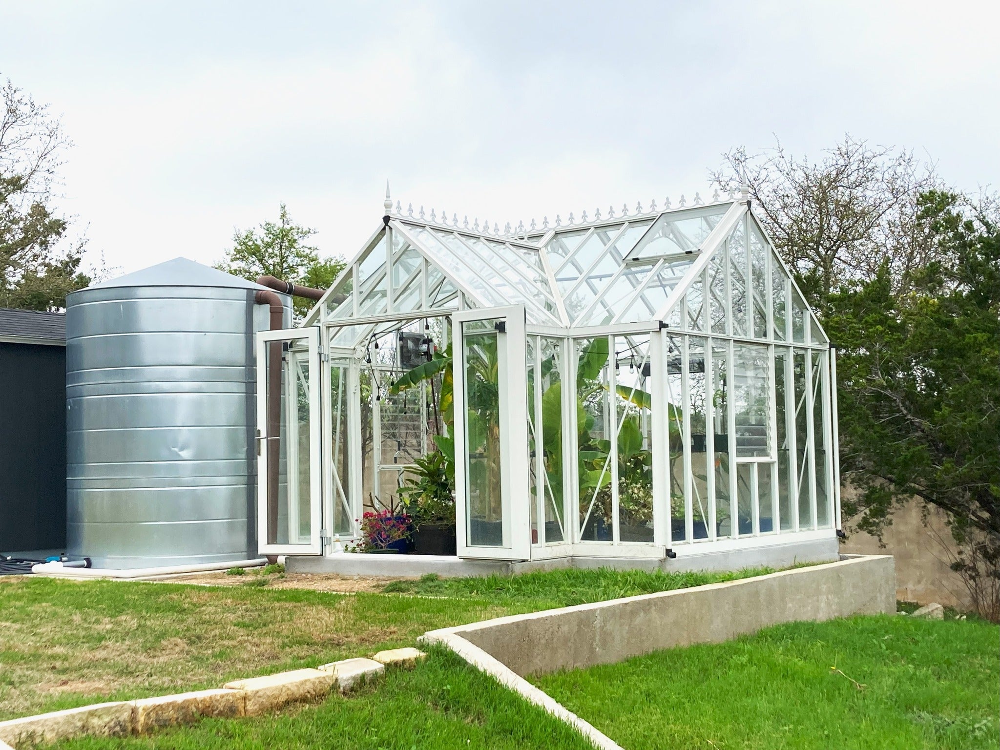 Royal Antique 16X9X13.ft Narrow Glass Orangerie