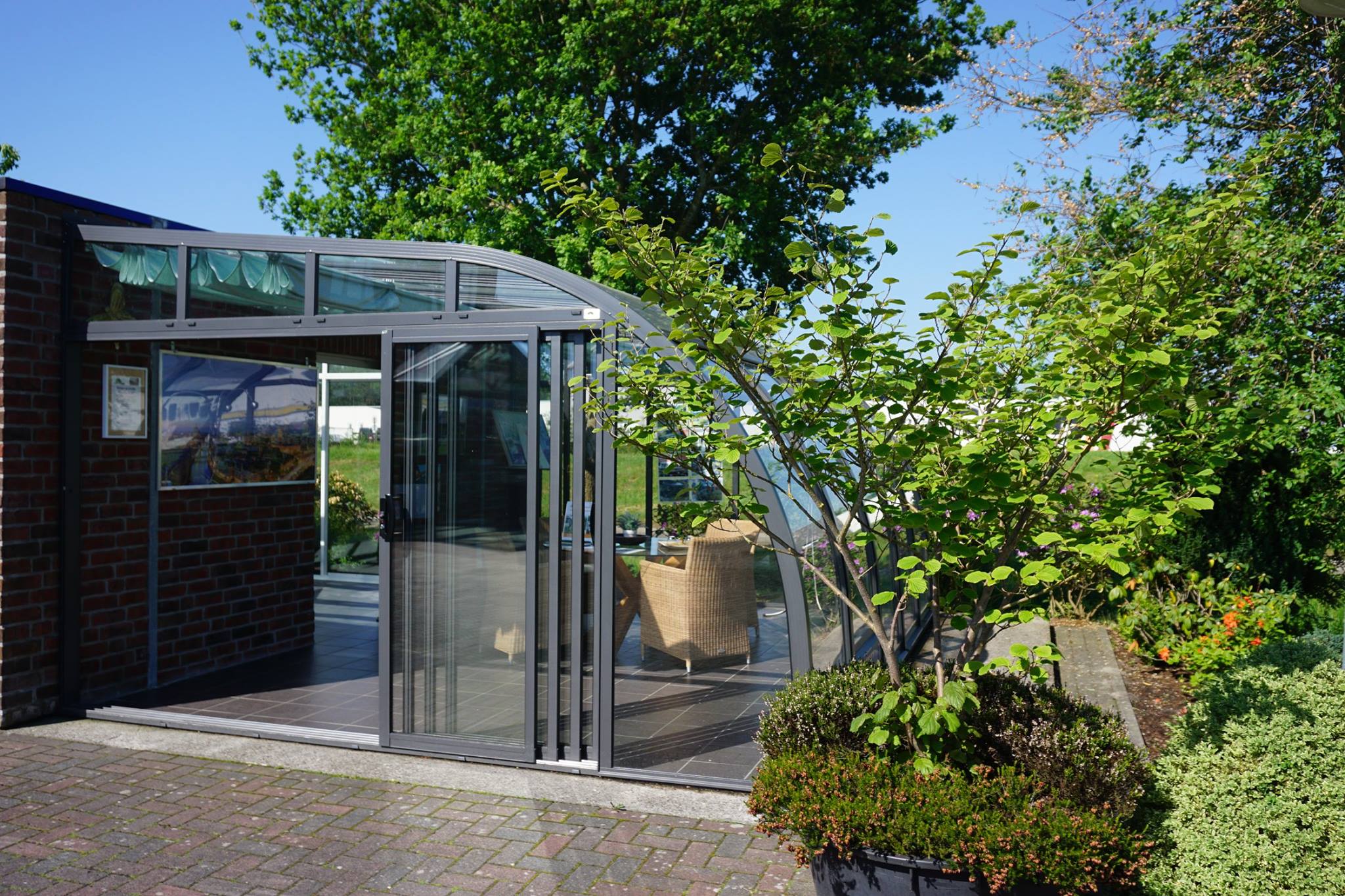 Berlin Solarveranda Premium Lean To Conservatory Greenhouse