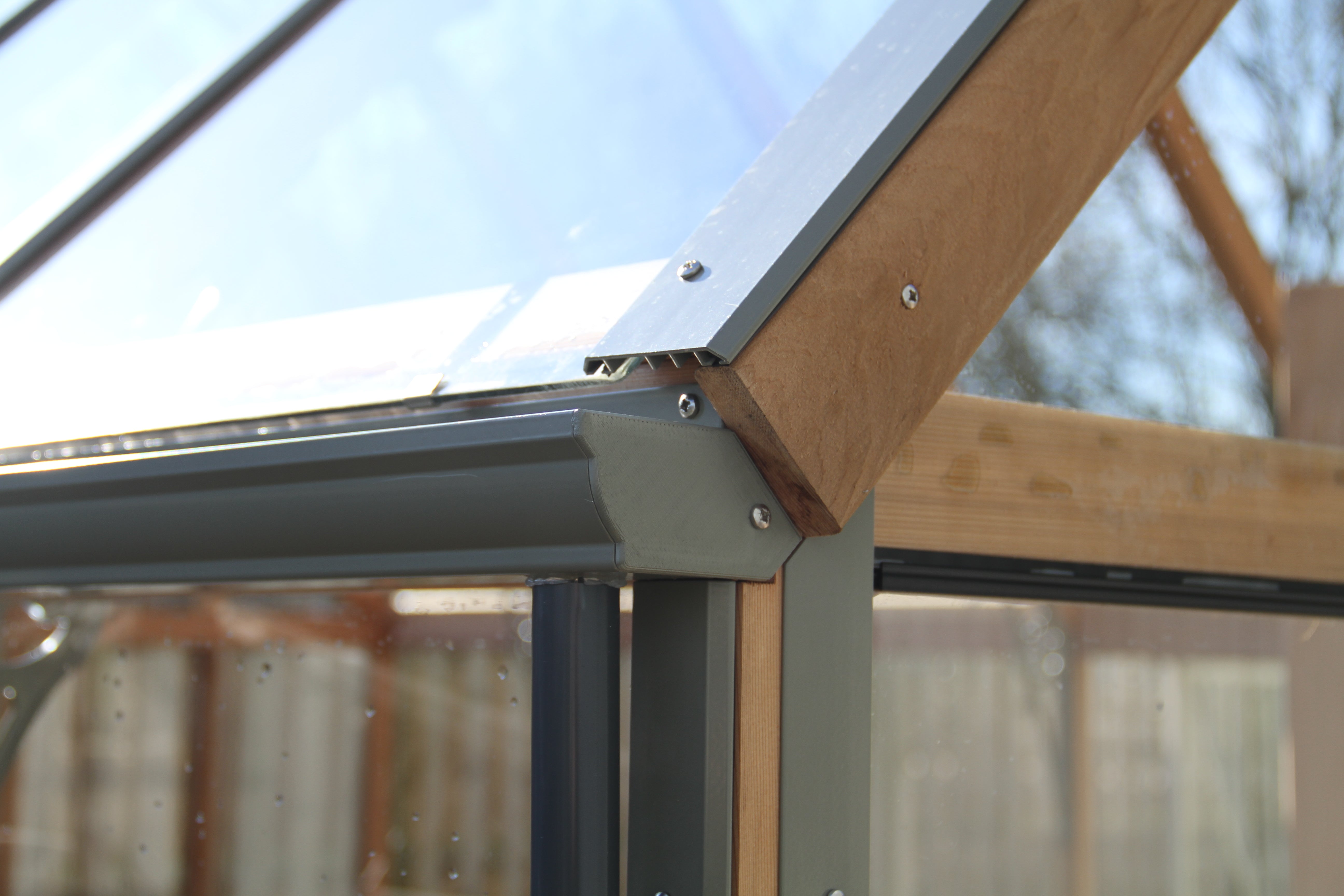Lancing 10.ft Wide Cedar Premium Greenhouse