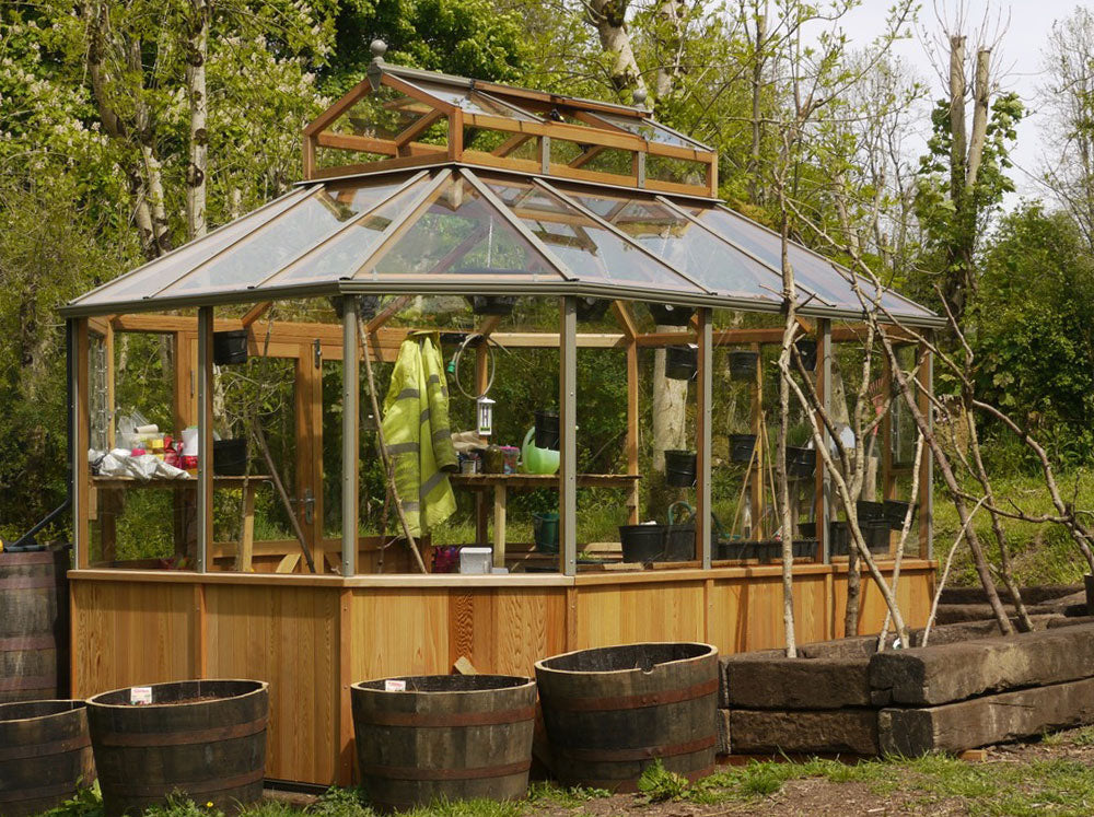 Evolution Octagonal 10X10X10 Cedar Greenhouse