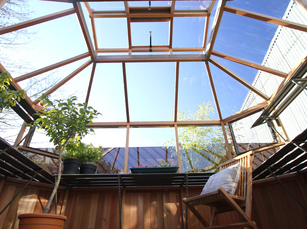 Evolution Octagonal 10X10X10 Cedar Greenhouse