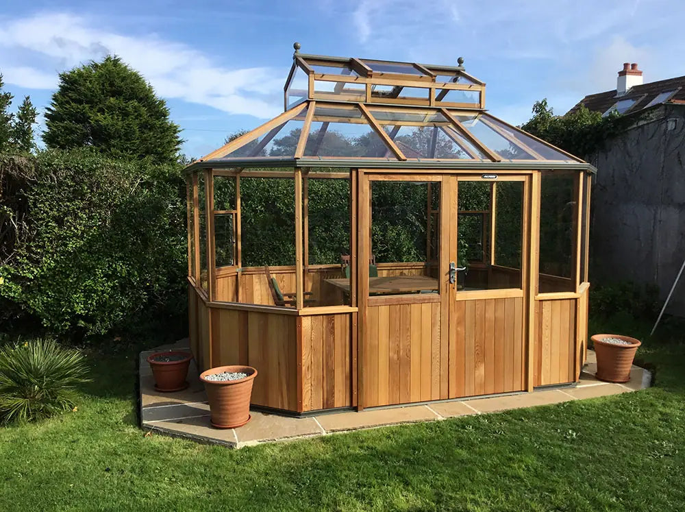 Evolution Octagonal 10X10X10 Cedar Greenhouse