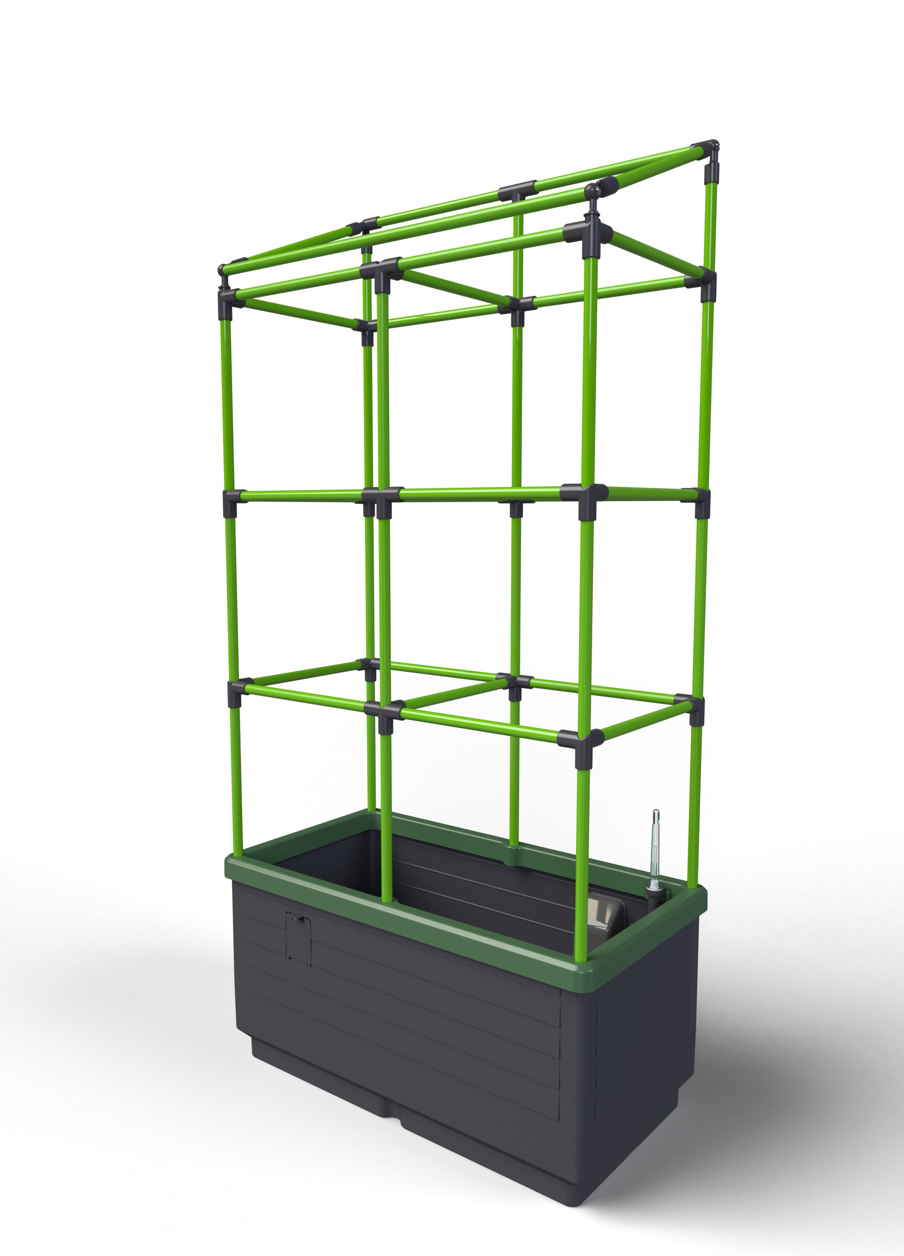 City Jungle Raised Bed Planter Box with Trellis