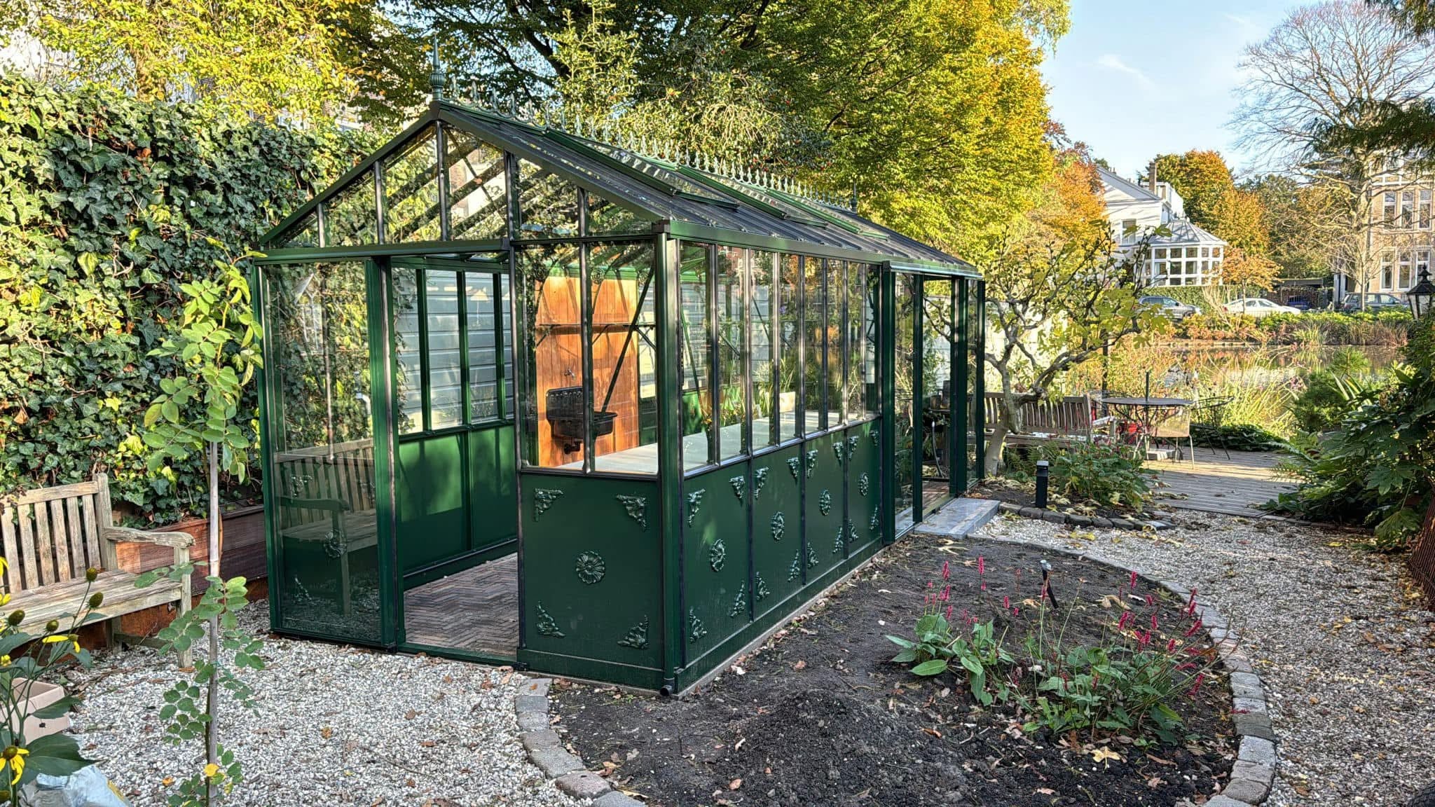 Retro.Victorian 10X9X15.ft VI34 Premium Narrow Glass Greenhouse