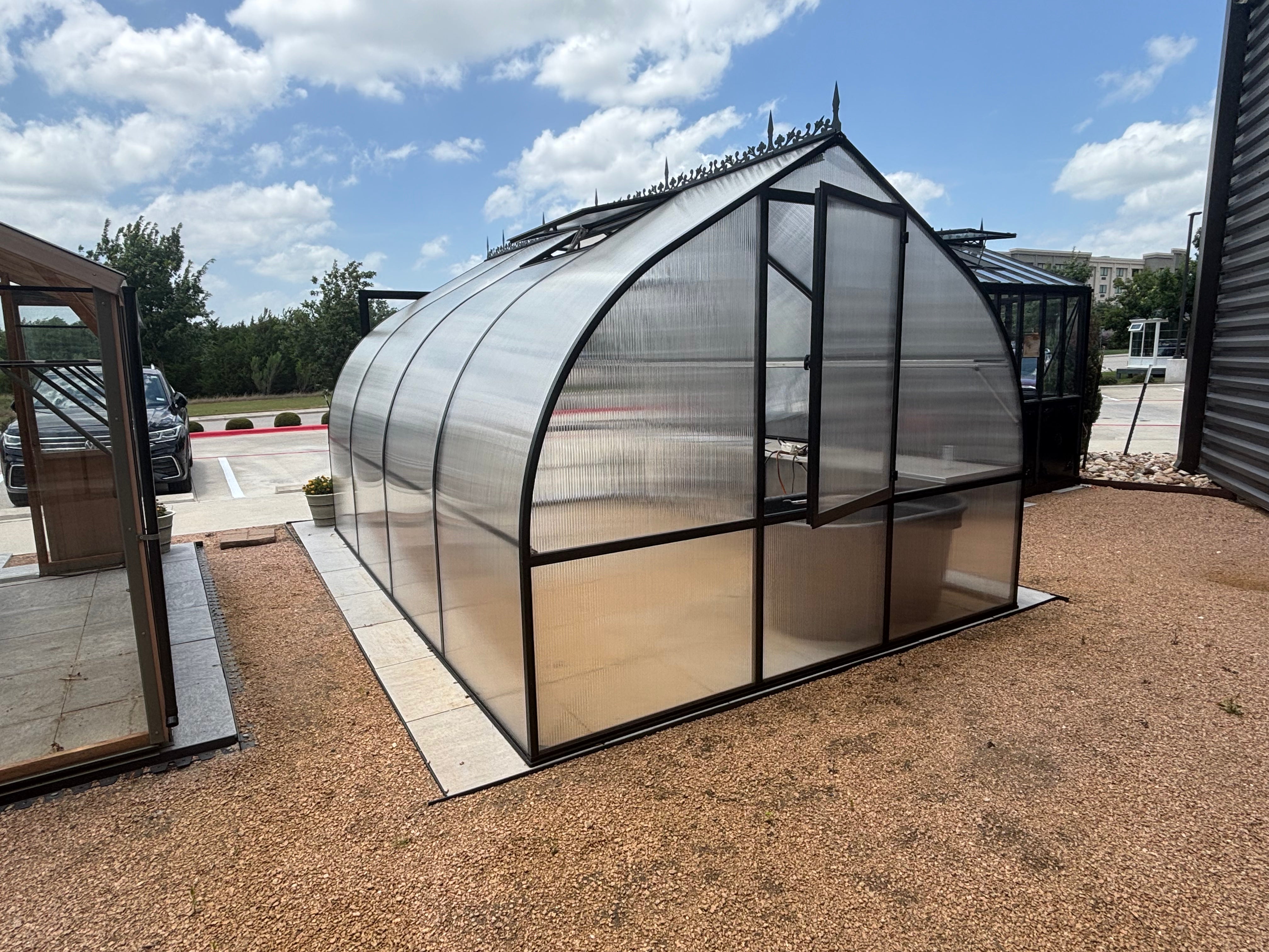 RIGA 4™ Black 10X7X14.ft Greenhouse