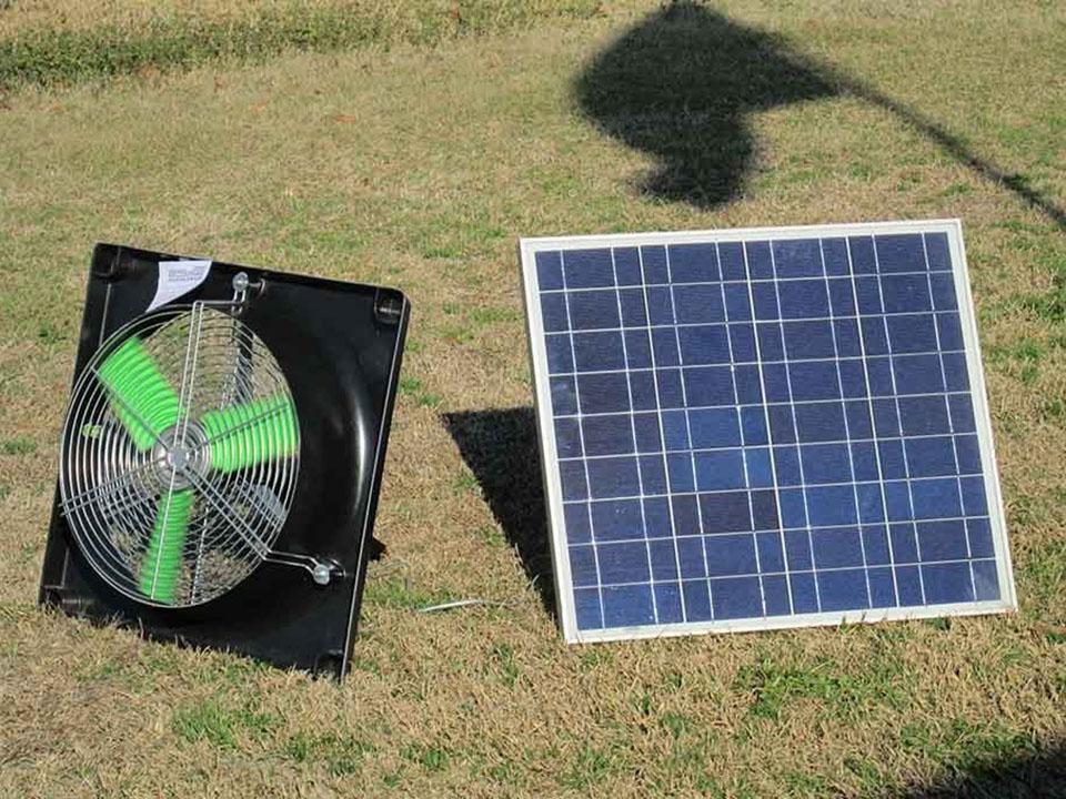 MONT™ Solar Powered Ventilation System for Greenhouse