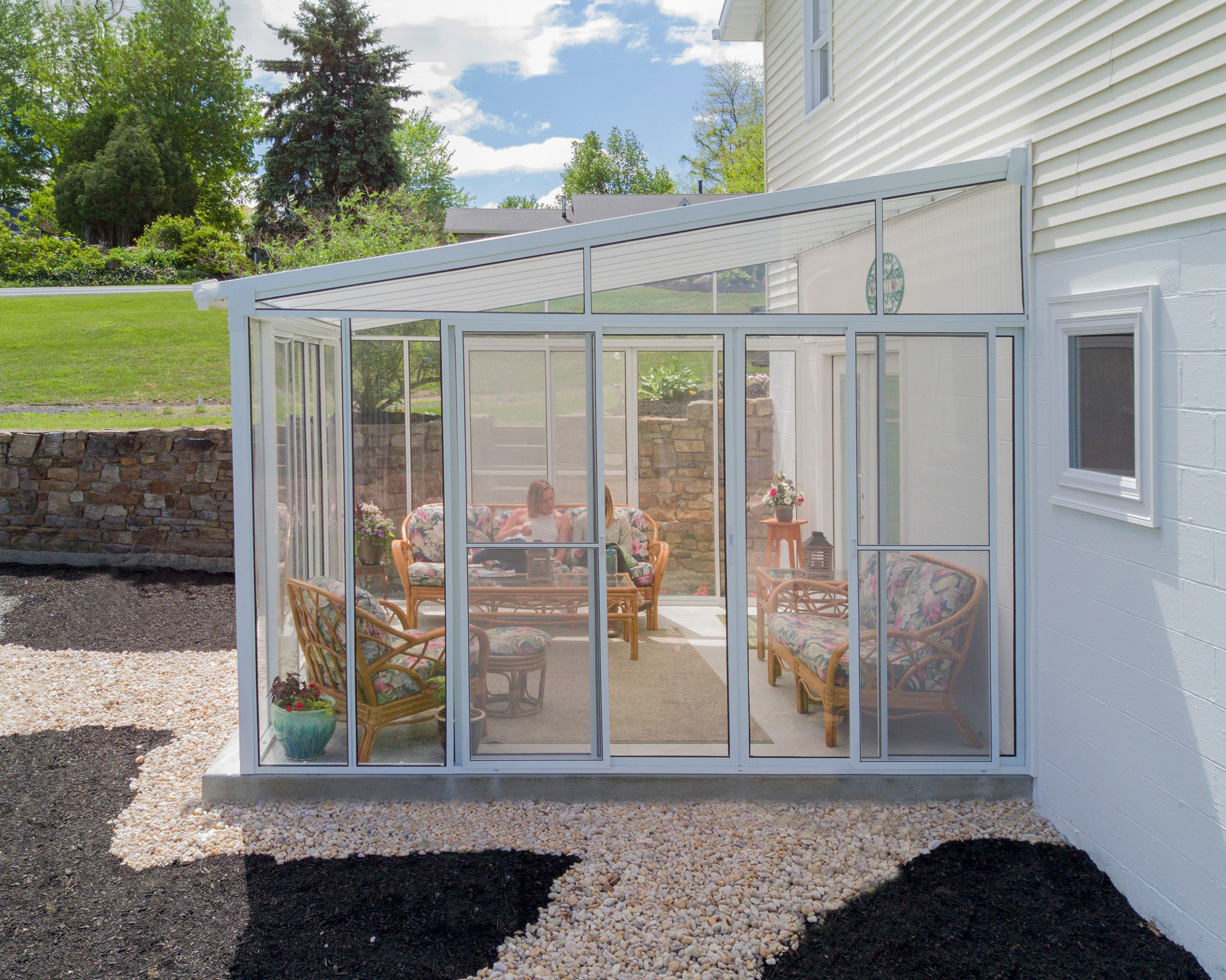 SanRemo 13'x10'x14' Lean to Garden House