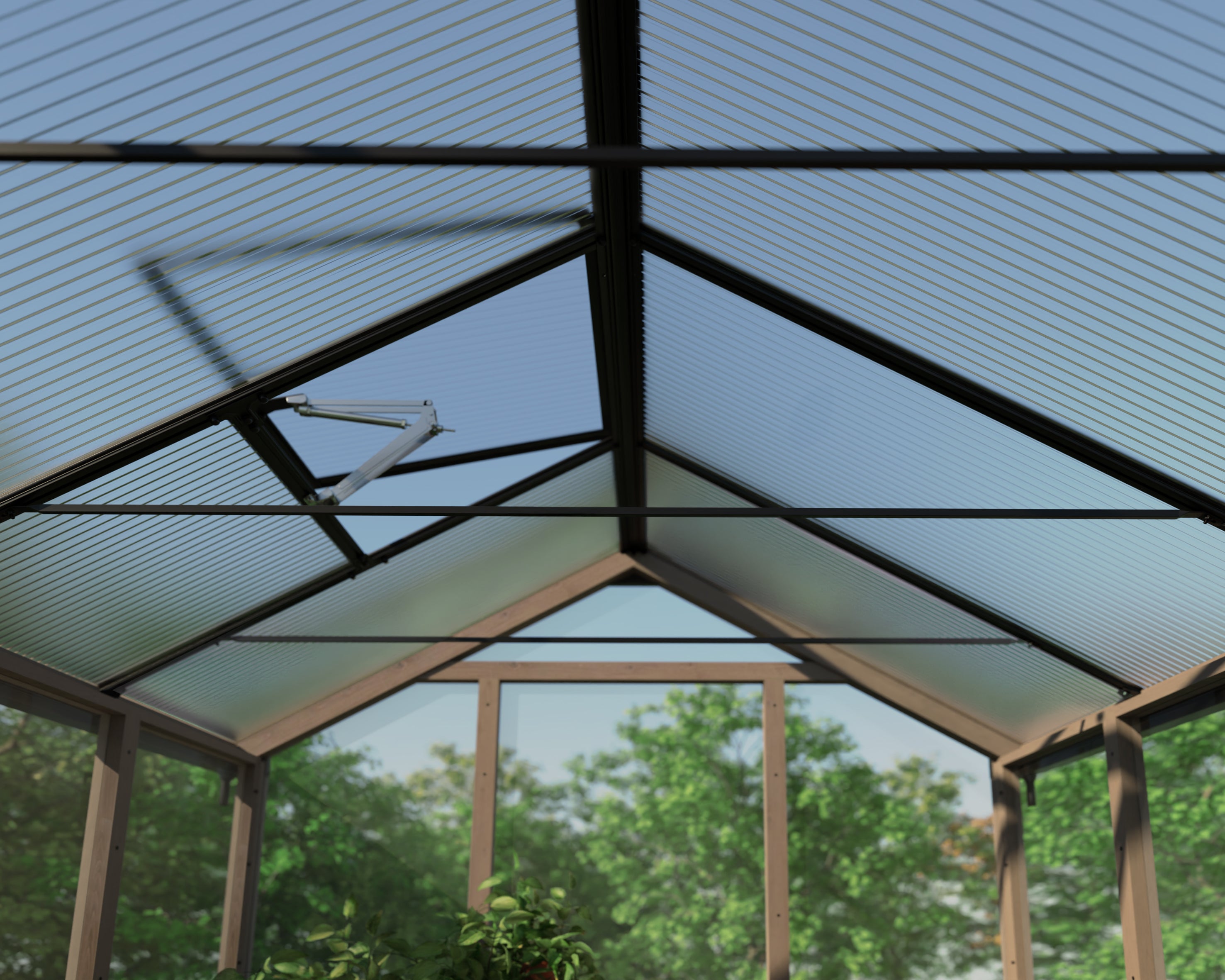 Natura 8x9x12 Cedar Greenhouse