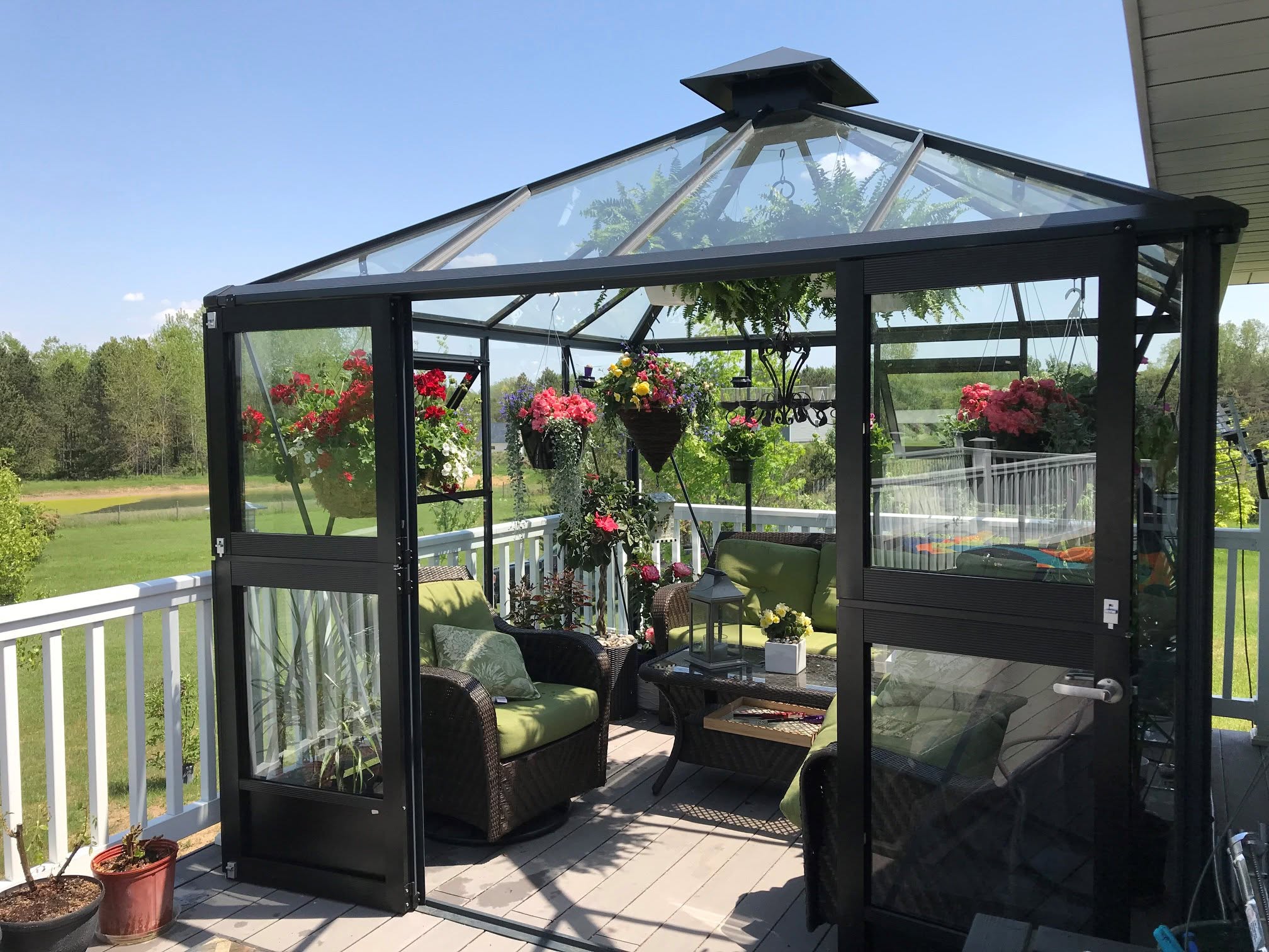 Pyramid Premium Glass Greenhouse