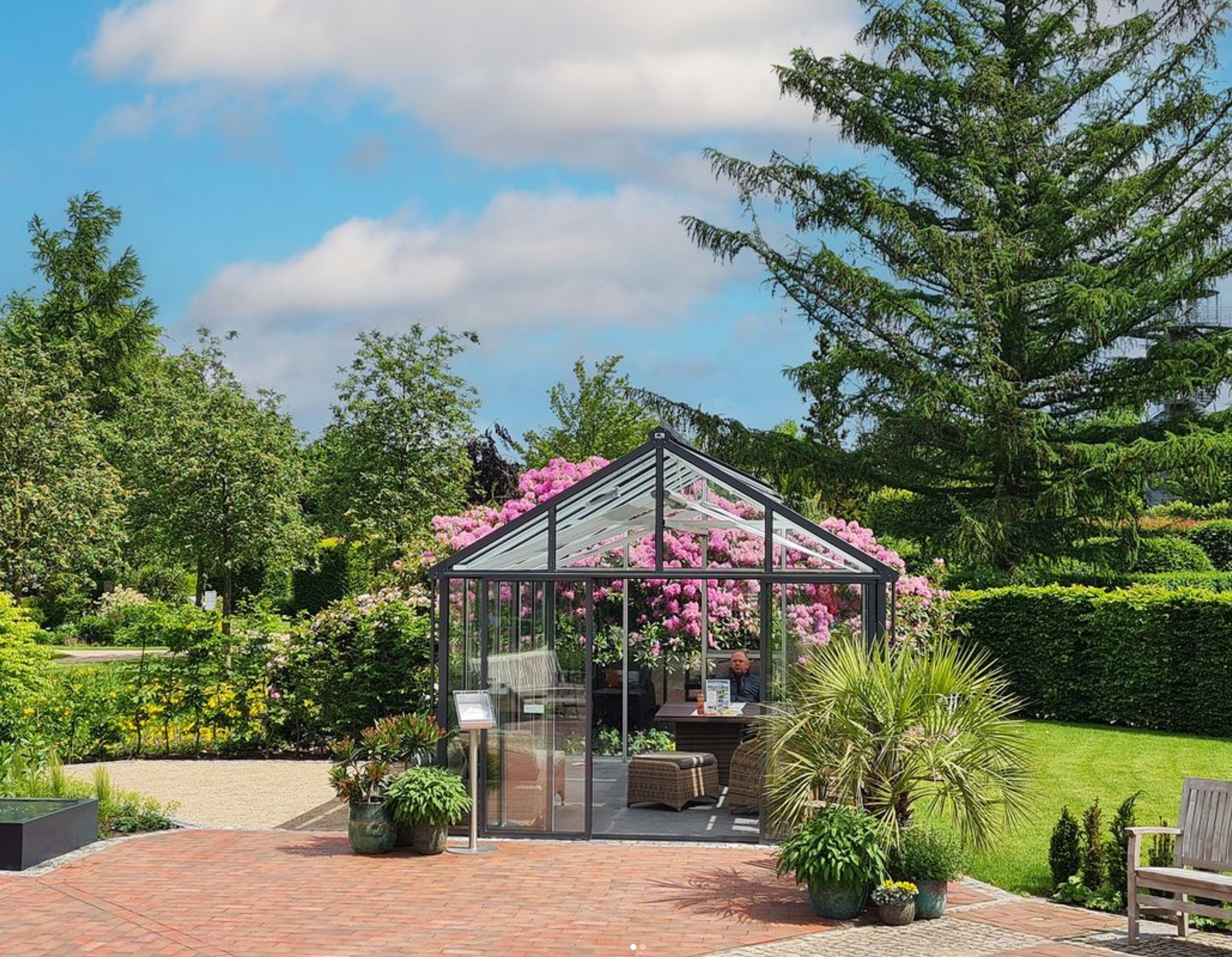 Livingten Livable Luxury Glass Greenhouse