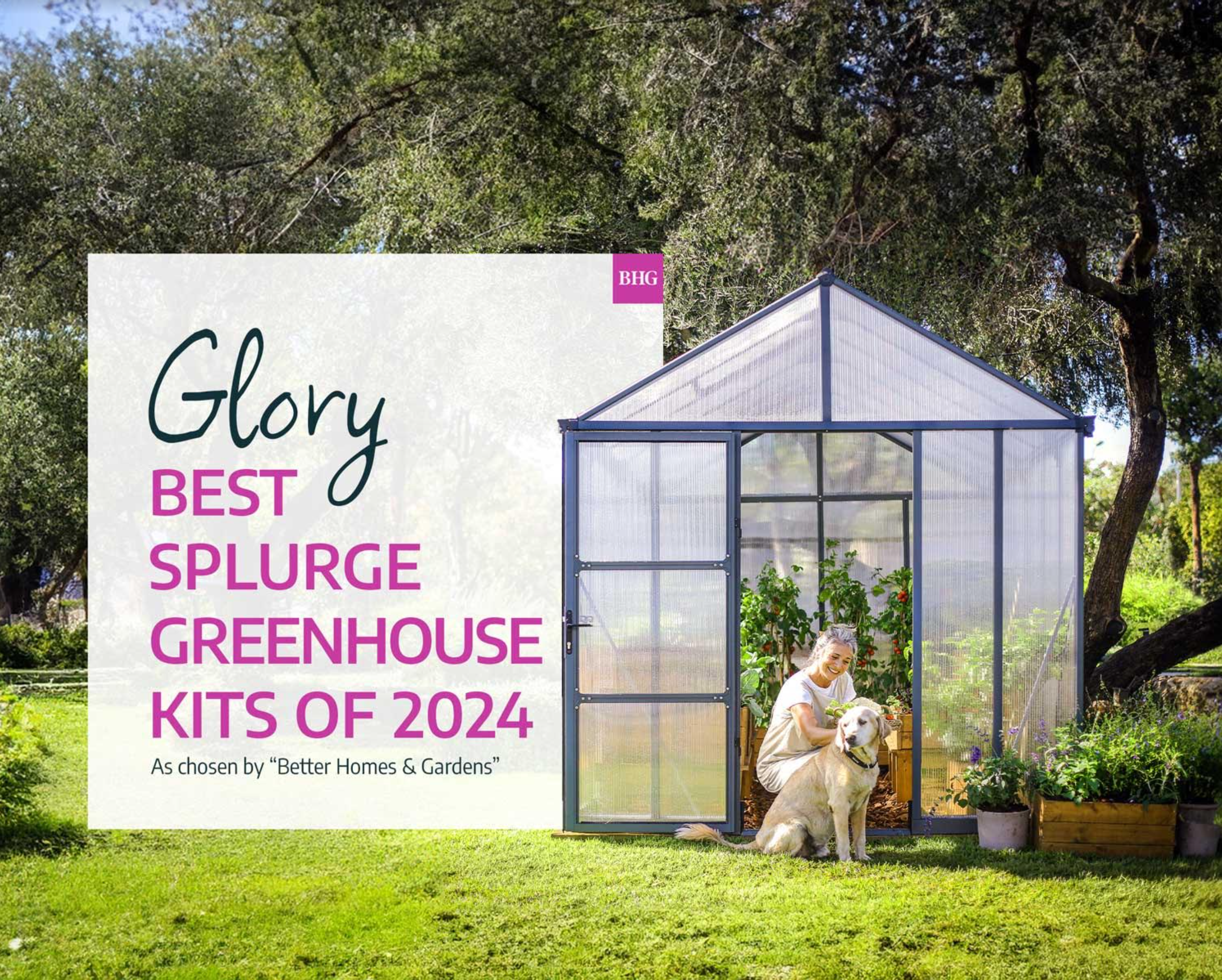 Glory™ 8x8x20.ft Elite Year-Round Greenhouse