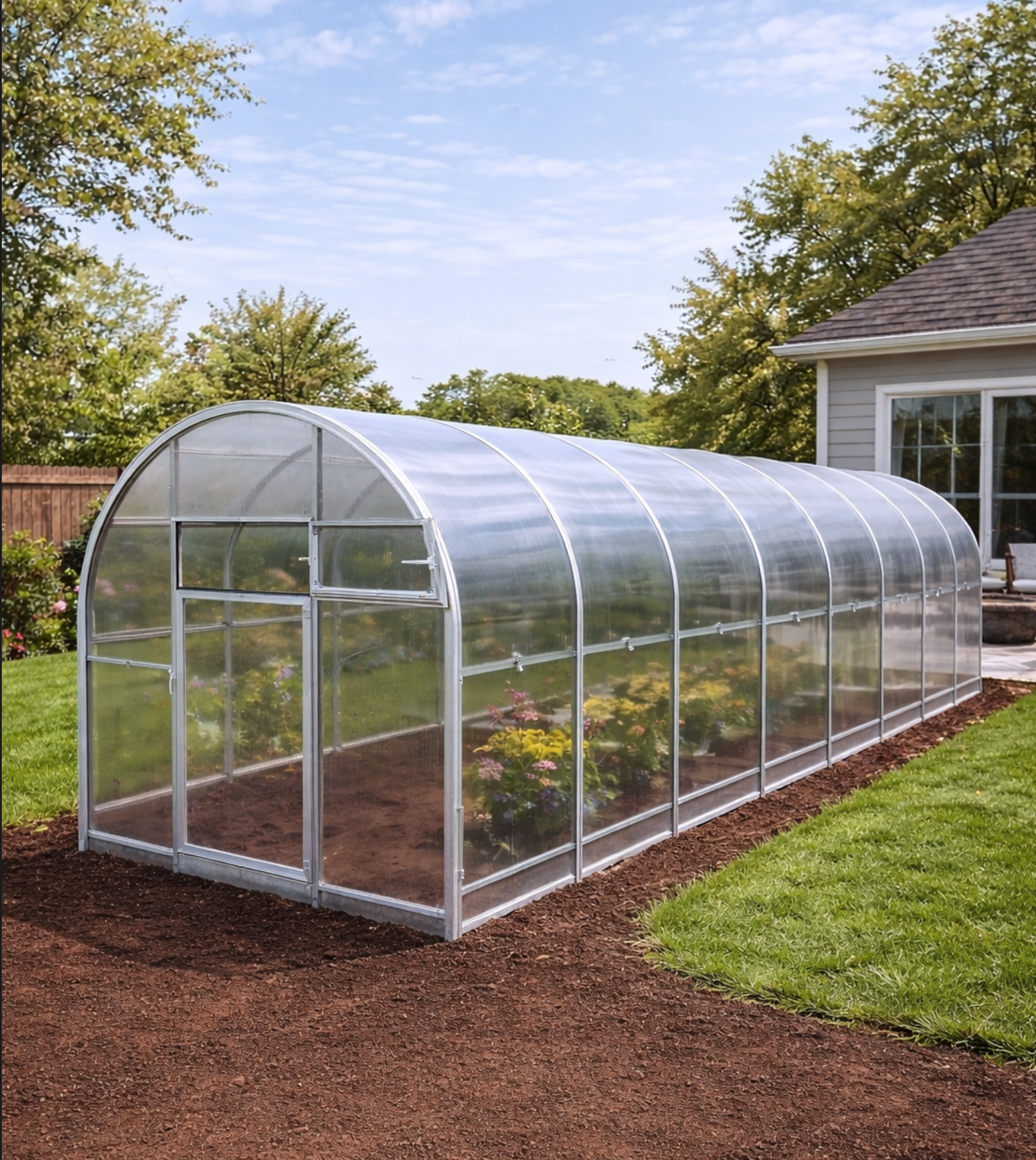Sigma 32 Small 6.5x8x32.ft Greenhouse (Gen 3)