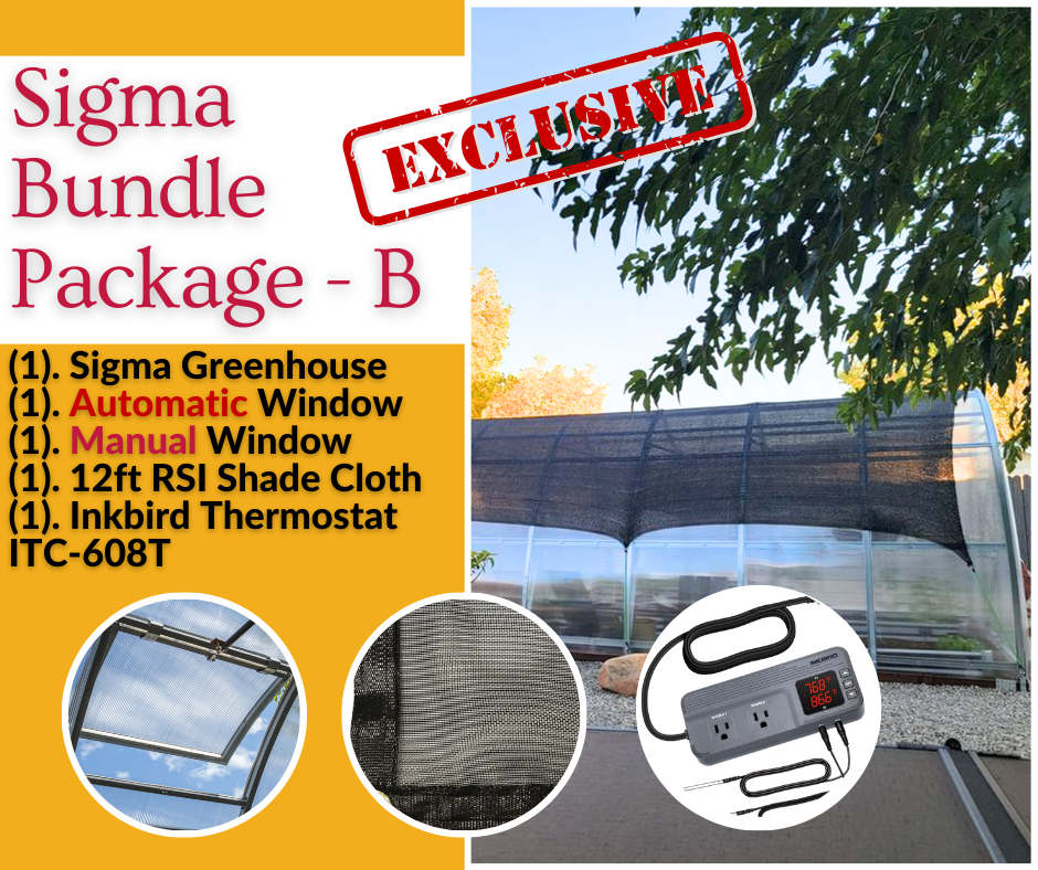 Sigma 20™ 10x7x20.ft Greenhouse Kit (Gen 2)