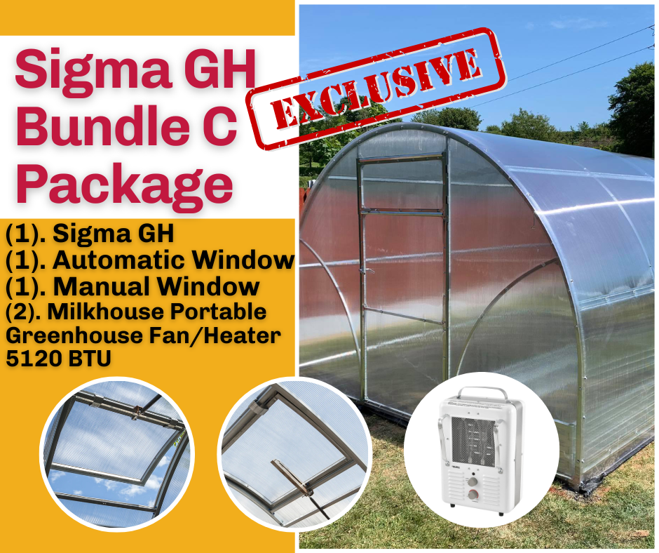 Sigma 20™ 10x7x20.ft Greenhouse Kit (Gen 2)