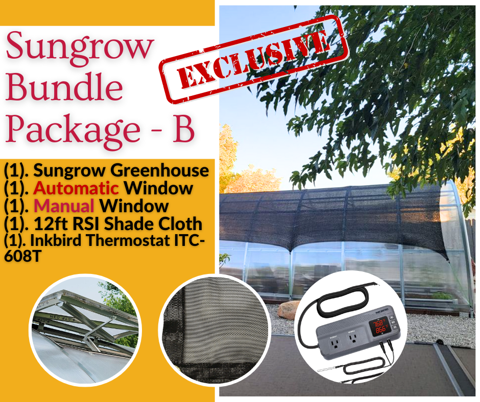 Sungrow 39™ 10x8x39.ft Greenhouse
