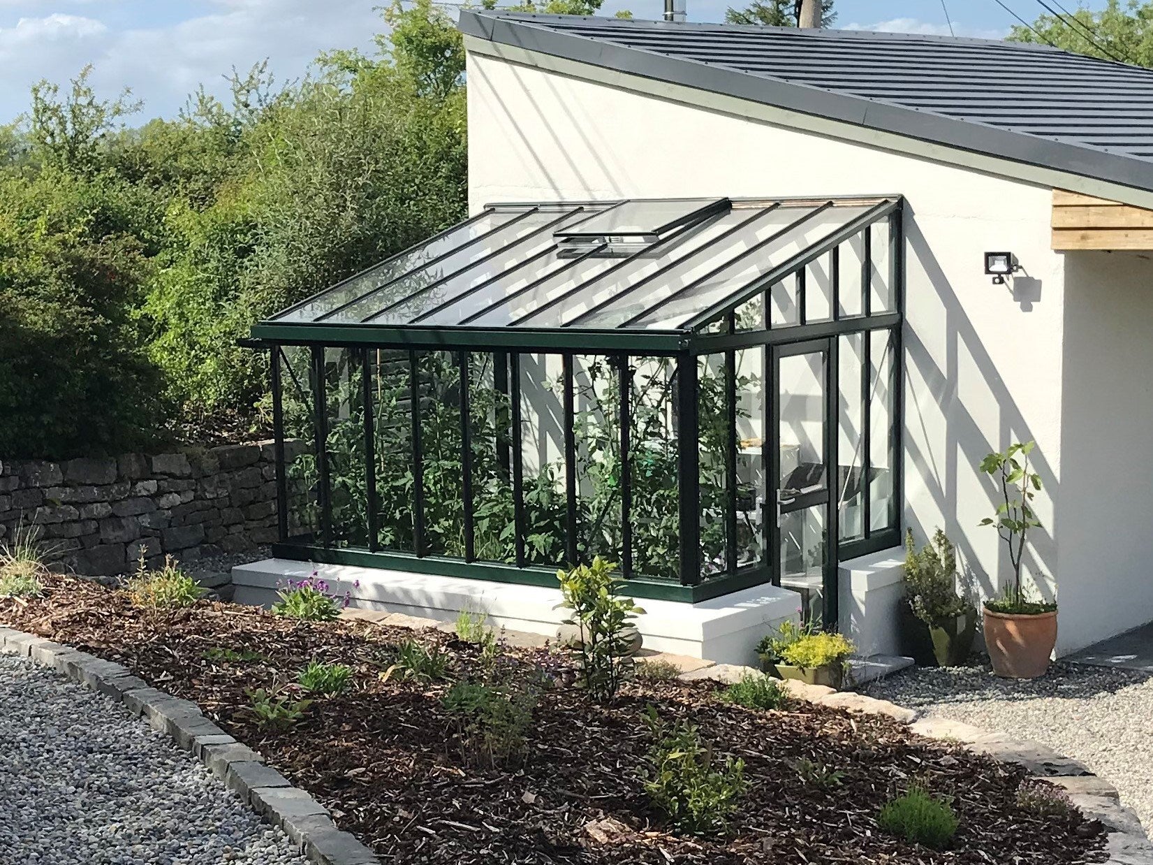 Arcadia Victorian Greenhouse - Arcadia™  Lean-to Glass House/Greenhouse