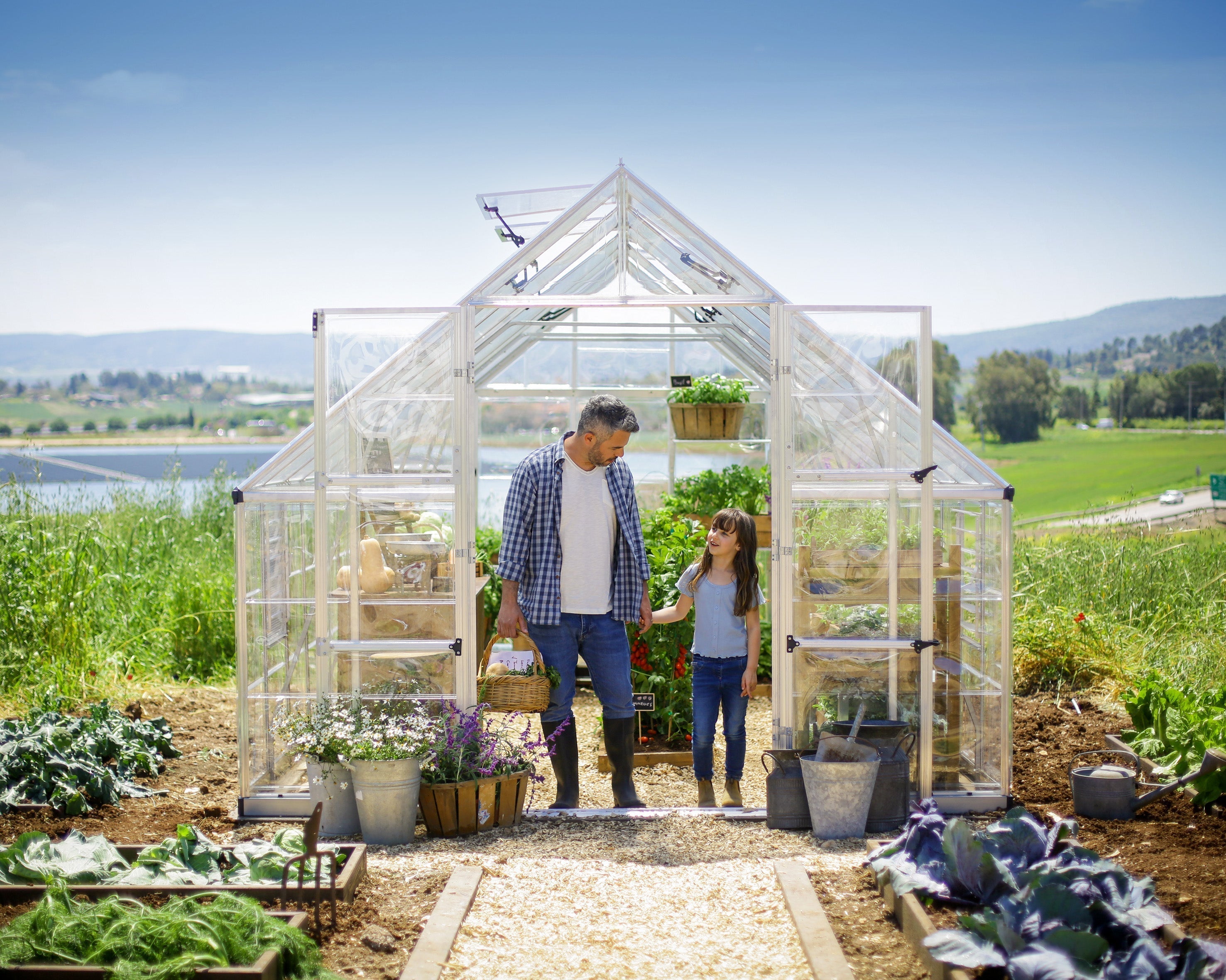 Balance Greenhouse - Balance™ 10x8x28.ft Clear Wall Greenhouse