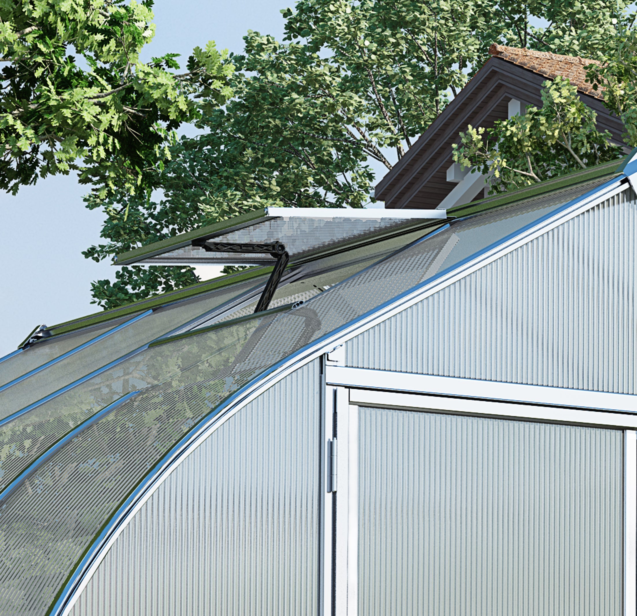 Bella Greenhouse - Bella™ 8x8x8.ft Twin Wall Greenhouse