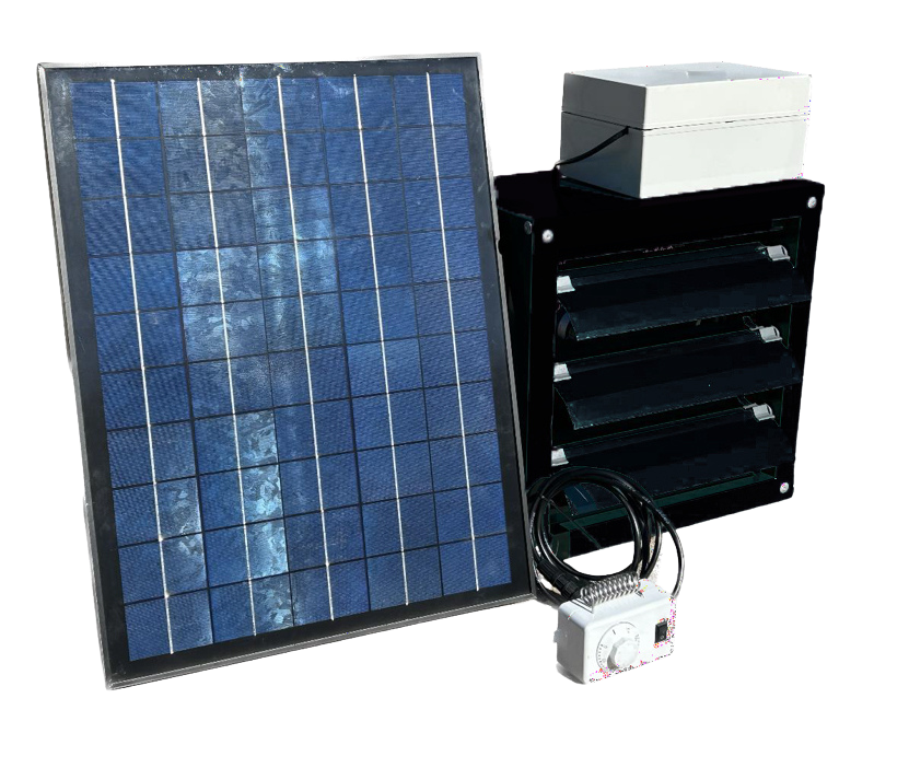 Exaco™ Solar Powered Greenhouse Exhaust Kit