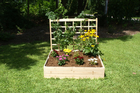 Eden Garden Bed - Eden™ 4'X11"X4' Raised Garden Bed With 44in Trellis