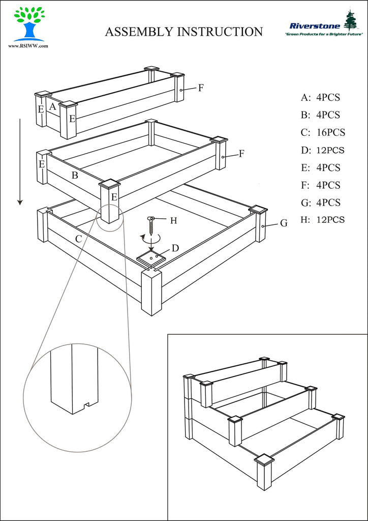 Eden Garden Bed - Eden™ 4'X18