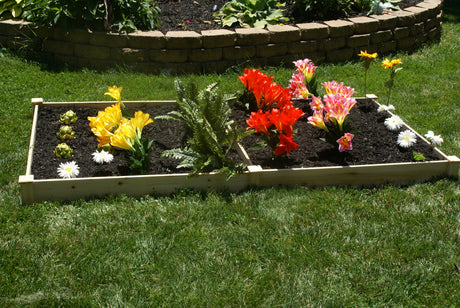 Eden Garden Bed - Eden™ 4'X5"X8'X11' Duo Step Layer Fir Wood Garden Bed