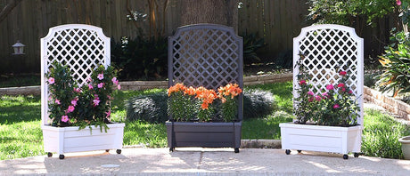 Garden Planter - Calypso™ Planter With Trellis And Water Reservoir