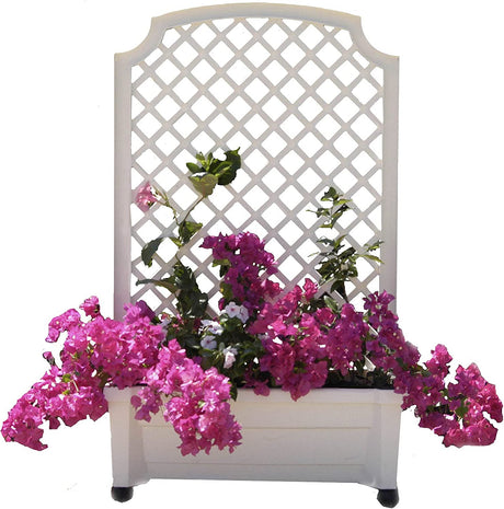 Garden Planter - Calypso™ Planter With Trellis And Water Reservoir