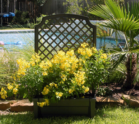 Garden Planter - Calypso™ Planter With Trellis And Water Reservoir
