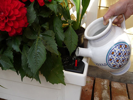 Garden Planter - Calypso™ Planter With Trellis And Water Reservoir