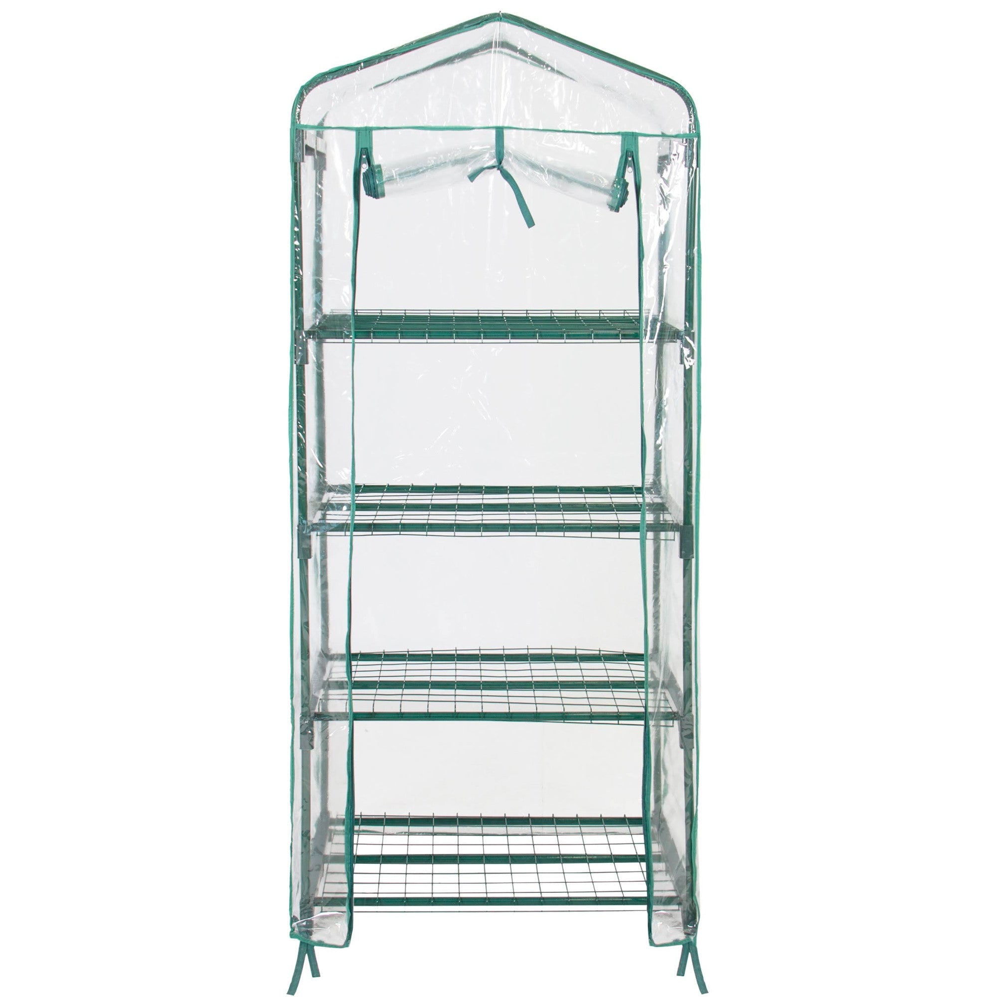 Genesis Greenhouse - Genesis™ 4 Tier 3X6X2.ft Portable Rolling Greenhouse With Cover