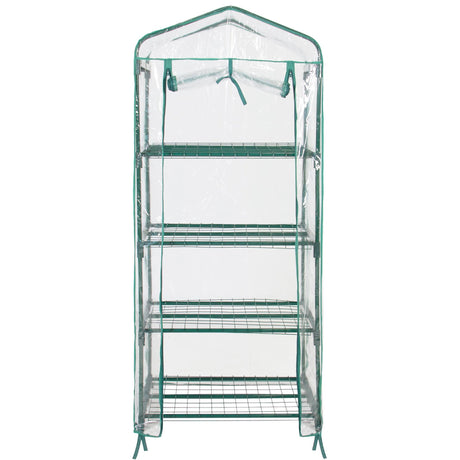 Genesis Greenhouse - Genesis™ 4 Tier 3X6X2.ft Portable Rolling Greenhouse With Cover