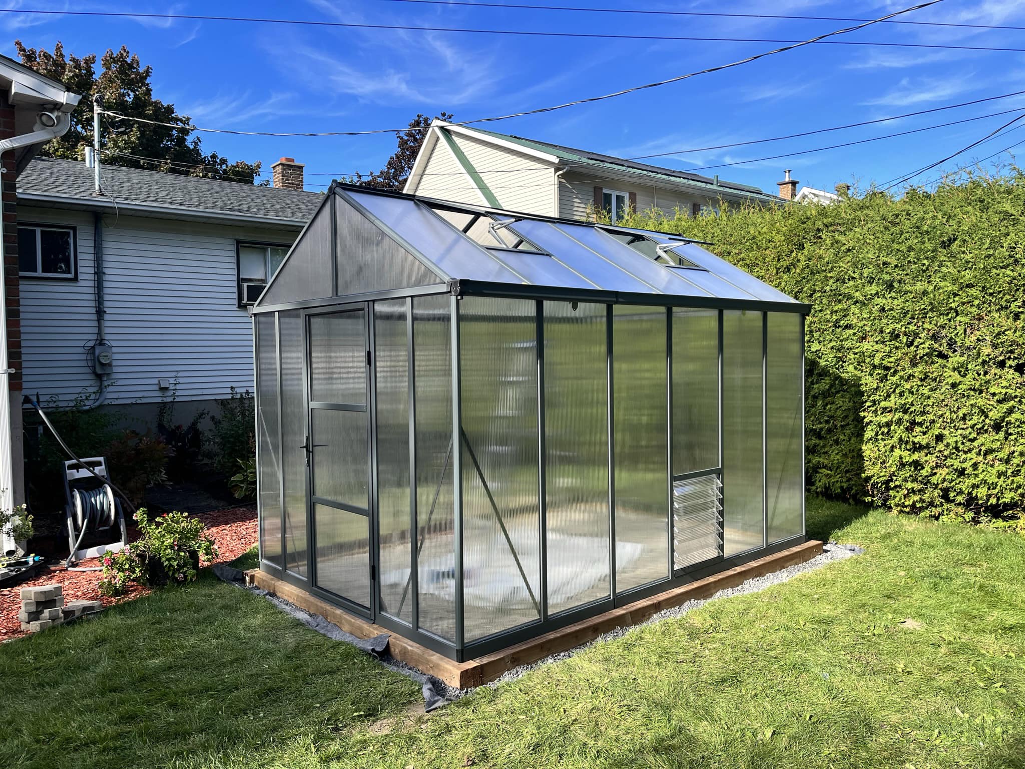 Glory Greenhouse - Glory™ 8x8x12.ft Twin Wall Greenhouse