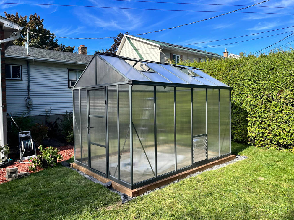 Glory Greenhouse - Glory™ 8x8x12.ft Twin Wall Greenhouse