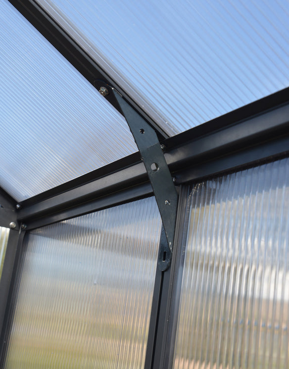 Glory Greenhouse - Glory™ 8x8x20.ft Twin Wall Greenhouse