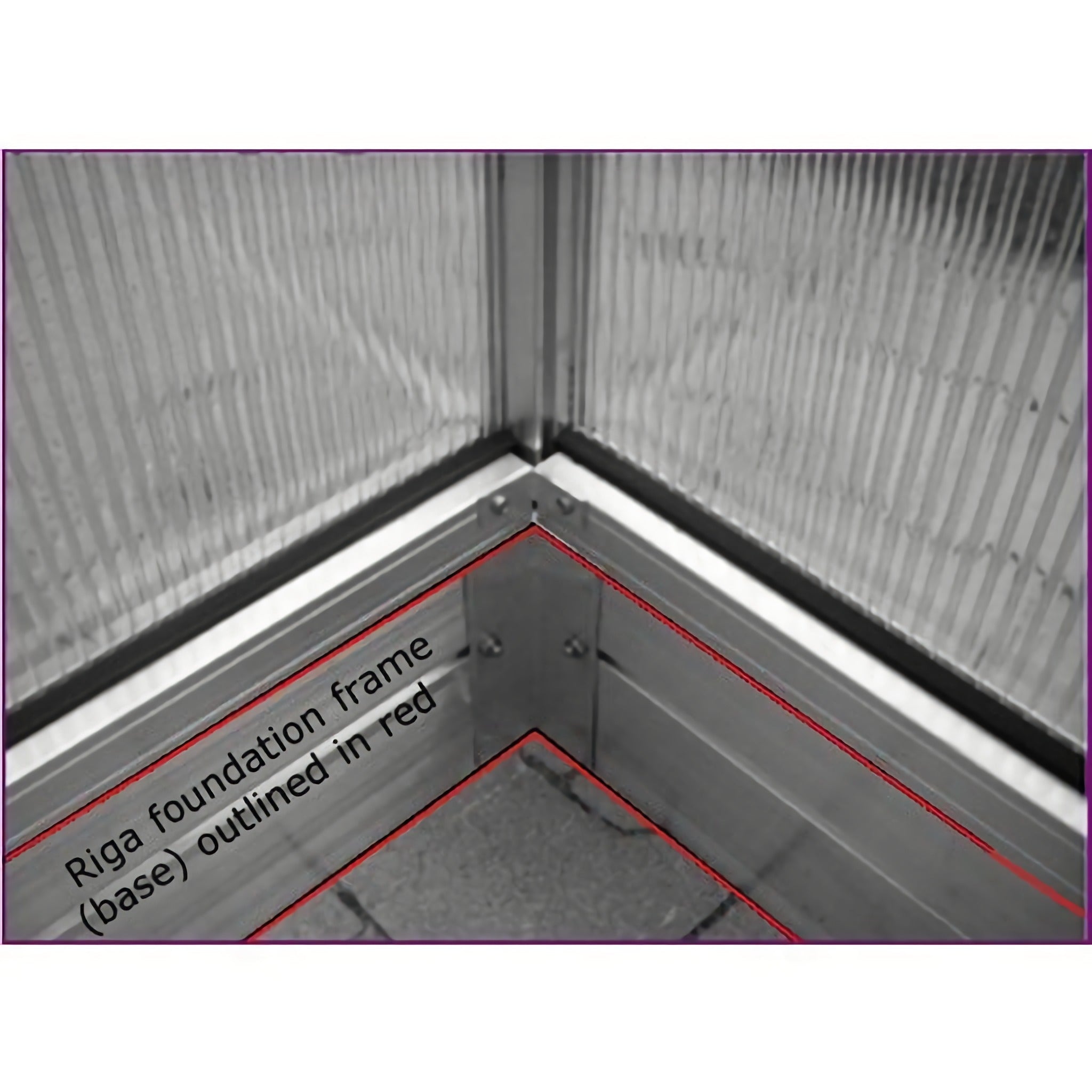 Greenhouse Accessories - RIGA™ Greenhouse Foundation Frame