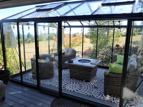 Greenhouse Accessories - Victorian™ Greenhouse Sliding Door/Fly-Screen Door Kit