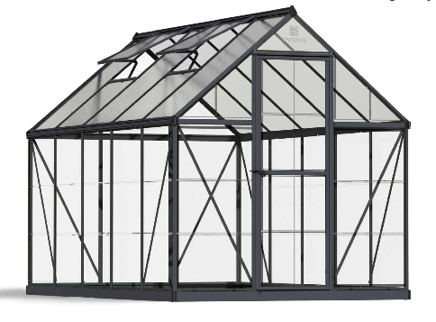 Hybrid™ 6x7x10.ft Clear Wall Greenhouse