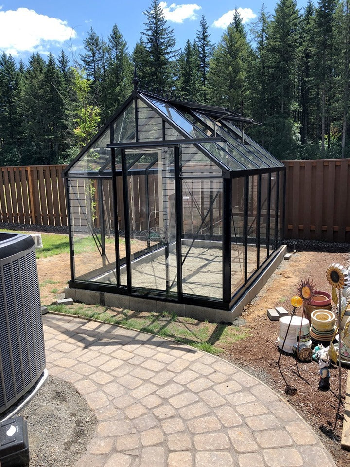 Jr Victorian Greenhouse - Jr Victorian™ 8X8X12.ft VIC 24 Glass Greenhouse