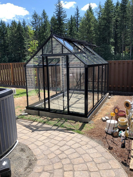 Jr Victorian Greenhouse - Jr Victorian™ 8X8X12.ft VIC 24 Glass Greenhouse